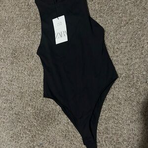 Zara Kids Charcoal Bodysuit